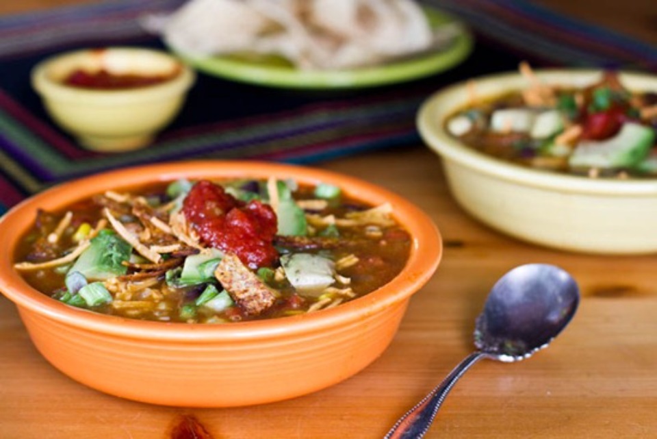 Vegan Tortilla Soup